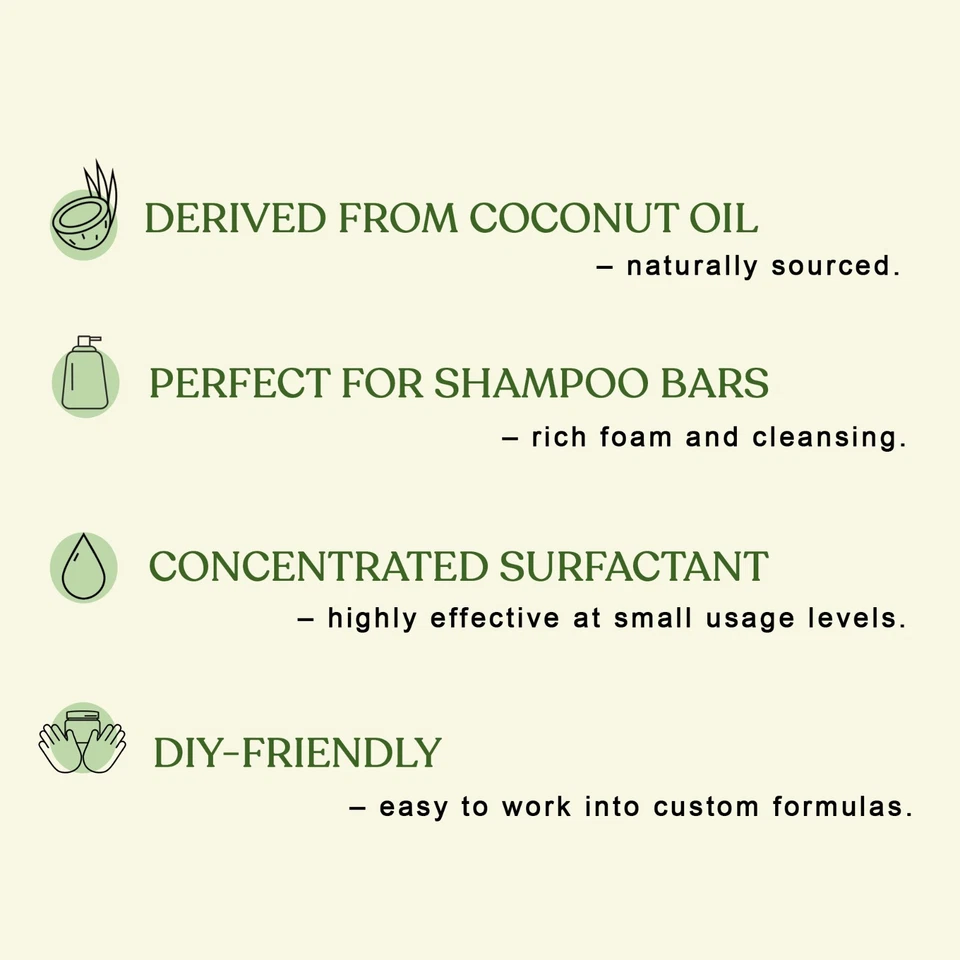 Fideos de sulfato de coco de sodio - surfactante natural SCS Foto 3 de 4