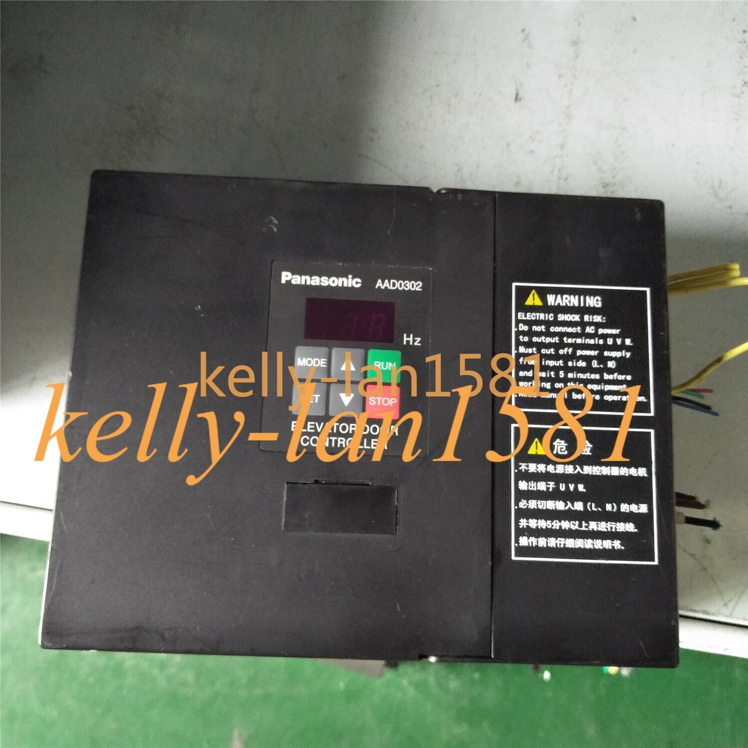 1pcs used elevator door machine inverter AAD03020DKT01 0.4KW #jg