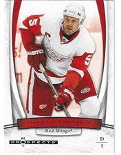 2007-08 Fleer Hot Prospects - Nicklas Lidstrom #67 Detroit Red Wings