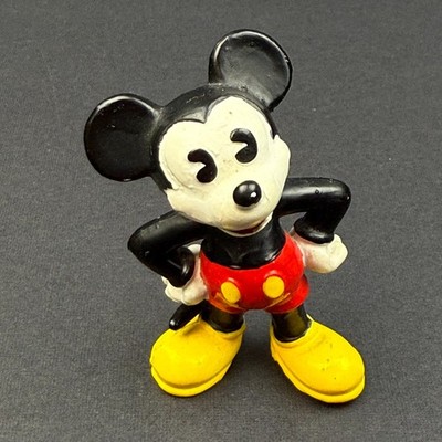 Vintage BULLY Bullyland MICKEY MOUSE Classic Walt Disney PVC 2'' Figure