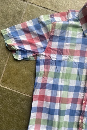 Pierre Cardin Paris Men's Smart Casual Shirt Size M Short Sleeve 100% Cotton -BR - Picture 5 of 8