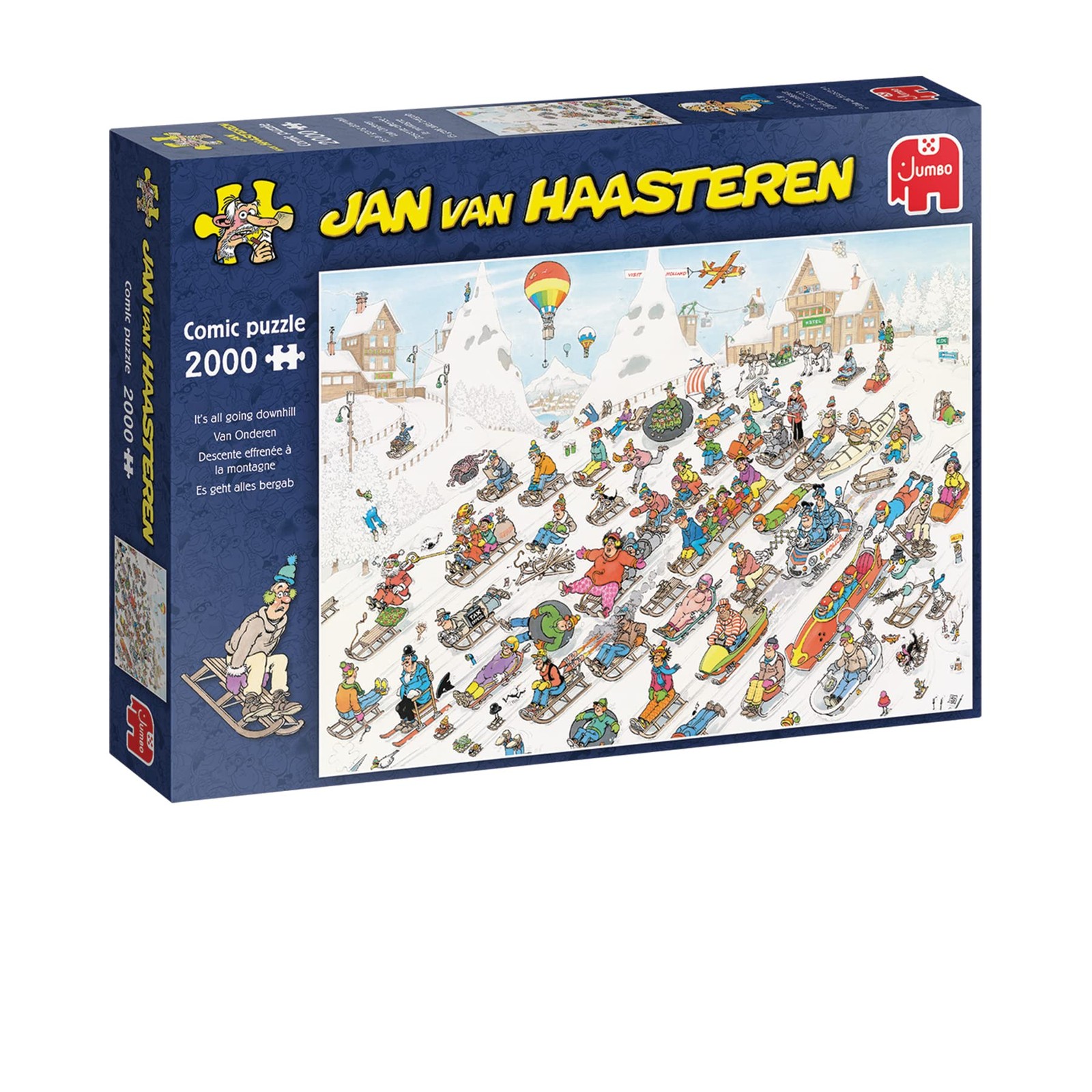 JUMBO 1000 PIECE JIGSAW PUZZLE - SNOW WHITE AND THE SEVEN DWARFS BY SCOTT GUSTAF 10690₽