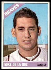 1966  Topps #346 MIKE DE LA HOZ  Atlanta Braves  EX