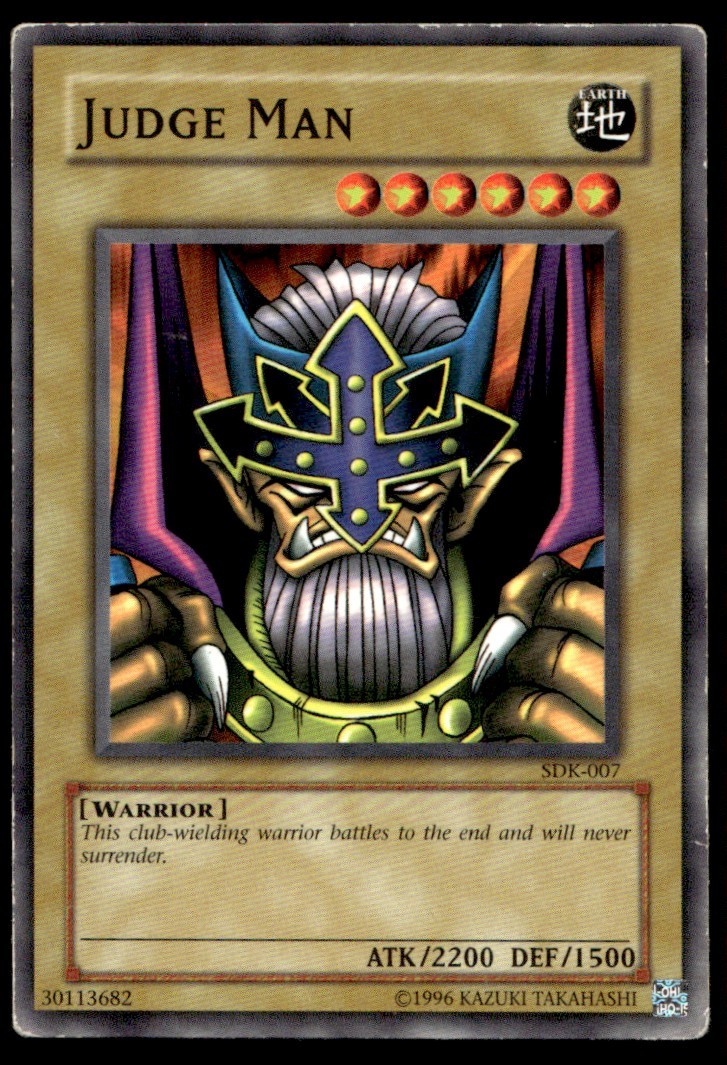 Judge Man SDK SDK-007 MP YuGiOh | Buy 3 Get 5 Free