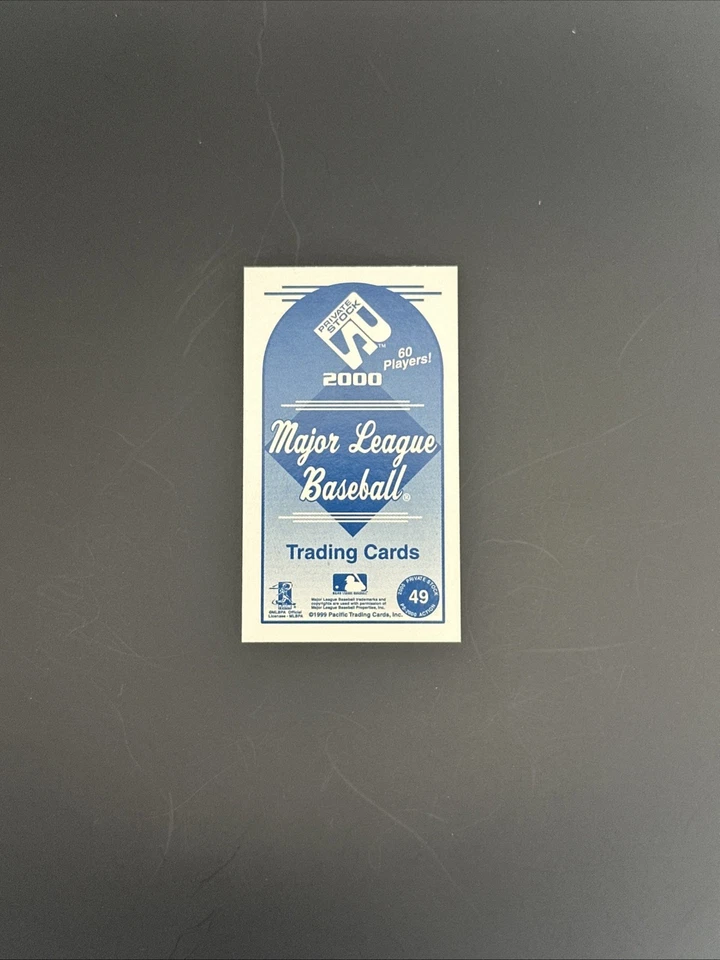 2000 Pacific Private Stock PS-2000 Action Barry Bonds #49 - Image 2 of 4