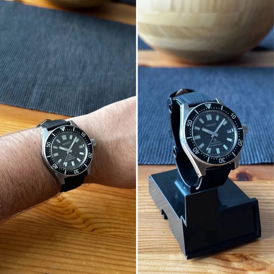 Correa de reloj de tela de vela premium 20 mm 22 mm para Omega Seiko correa de liberación rápida de nailon Foto 2 de 4