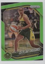 2025 Panini Prizm WNBA Lime Green /225 Skylar Diggins-Smith Diggins #123 17x6