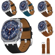 Vintage Genuine Leather Band For Samsung Galaxy Watch 8 Classic 46mm/8 40/44mm