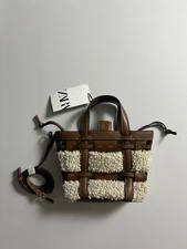 NWT Zara Mini Tote Bag Crossbody Purse