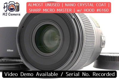 [FAST UNBENUTZT] Nikon AF-S Micro Nikkor 60mm f/2.8G ED N Macro Objektiv...