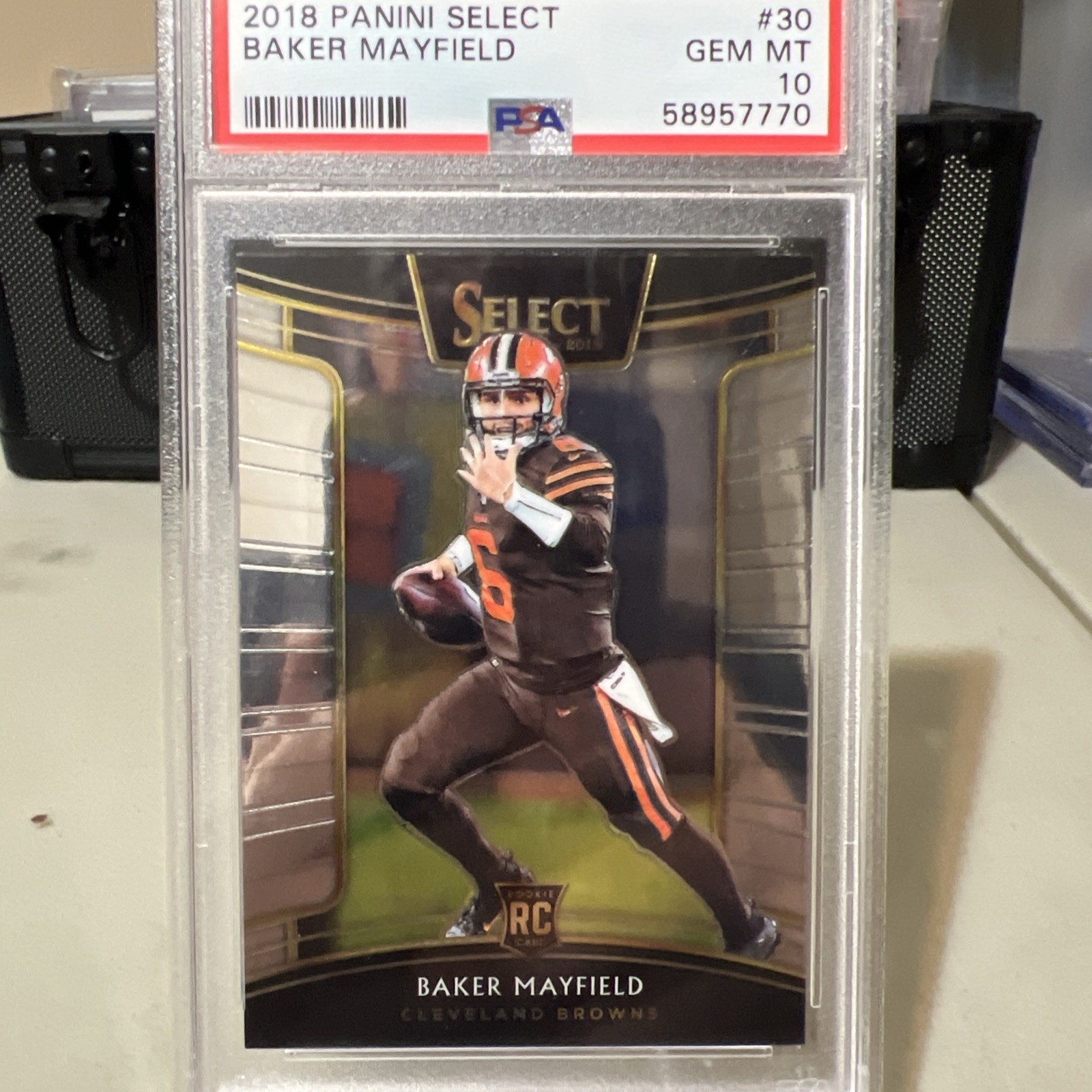 2018 Panini Select - Concourse Baker Mayfield #30 (RC) PSA10