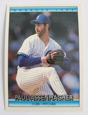 Baseball Card #159 PAUL ANDRE ASSENMACHER Chicago Cubs Pitcher Donruss 1992