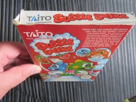 Bubble Bobble NES Nintendo Game Complete In Box and Instruction Manual Rare Game