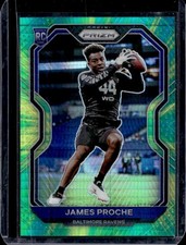 2020 Panini Prizm James Proche RC Hyper Rookie #/175 Ravens