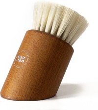Klairhaus Designer Keyboard and Desk Brush Natural Bristle Wood Handle