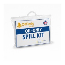 Oil Spill Kit - 15 Litre Spill Response Kit Oil Only - Repels Water Boats Marine