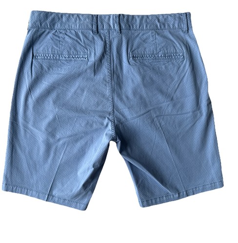 TOSCANO MEN'S SHORTS LIGHT BLUE SIZE 34 USED COTTON Nice Pattern - Picture 2 of 6