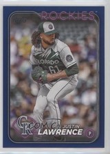 2024 Topps Series 1 Retail Royal Blue Justin Lawrence #259 1a7j