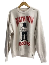WACKO MARIA DEATH ROW RECORDS Garment Dyed Crew Neck Sweat Shirt