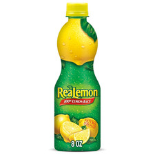 100 Lemon Juice, 8 Fluid Ounce Bottle.
