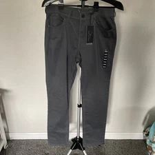 Marc Anthony NWT Men’s Pants Gray 32x32 Slim Straight Fit Luxury +