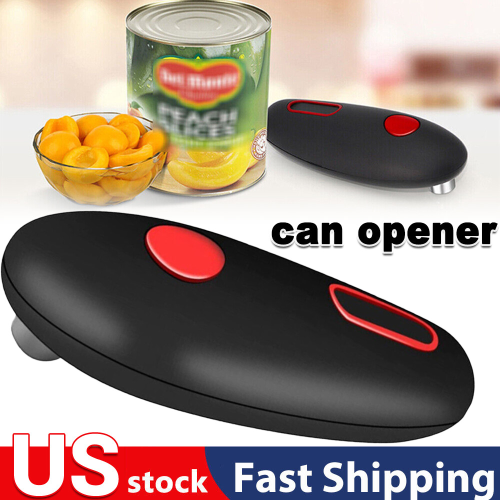 Electric Commercial Can Opener Automatic Smooth Edge Stainless Steel Hands-Free