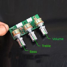 2.1 Amplifier Tone Volume Bass Treble Control Board 3-Channel Subwoofer