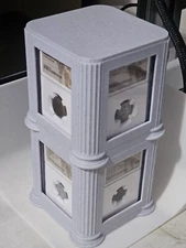 Coin slab stackable display storage for NGC PCGS ANACS CAC 3D printed WITH lid