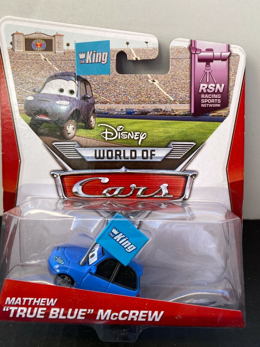 MATTEL DISNEY PIXAR CARS RSN MATTHEW TRUE BLUE McCREW THE KING | eBay