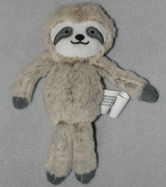 plush with rattle sloth