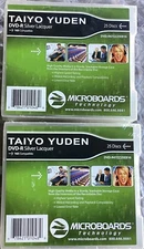 50x Taiyo Yuden DVD-R Silver Lacquer 16X Compatible Microboards Technology NEW