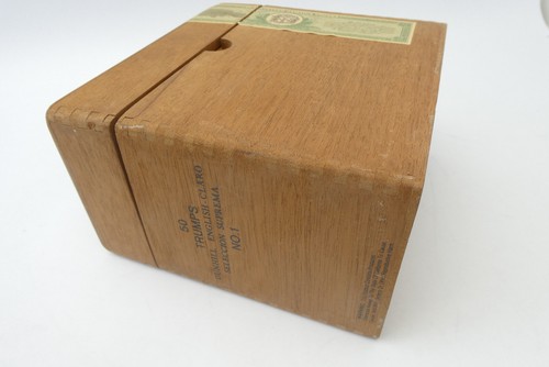 Empty Temple Hall Jamaica Dunhill English-Claro Imported Fingerjoint Cigar Box - 第 13/13 張圖片