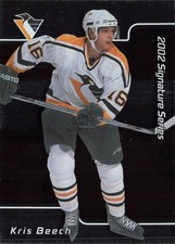 2002 Be a Player First Edition #237 Kris Beech Pittsburgh Penguins