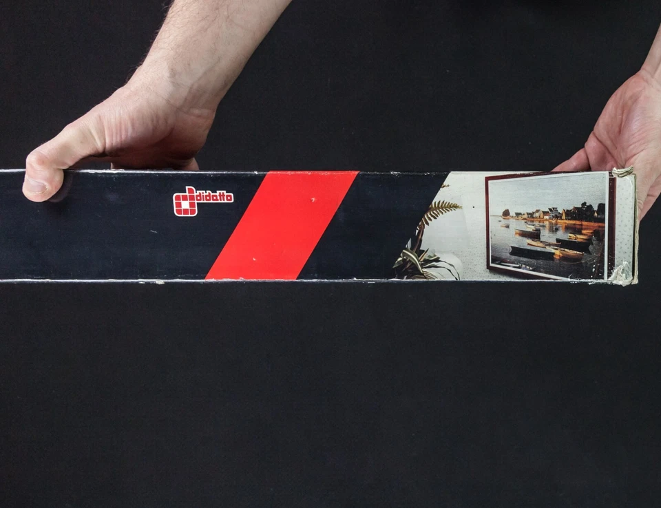 Didatto Dettofatto cornice laccata puzzle 1500 pezzi colore marrone vintage NEW! - Immagine 2 di 4