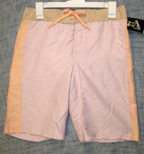 Colorblock Swim Trunks Art Class Light Pink Size 16 UPF 50 Swim Trunks Pocket