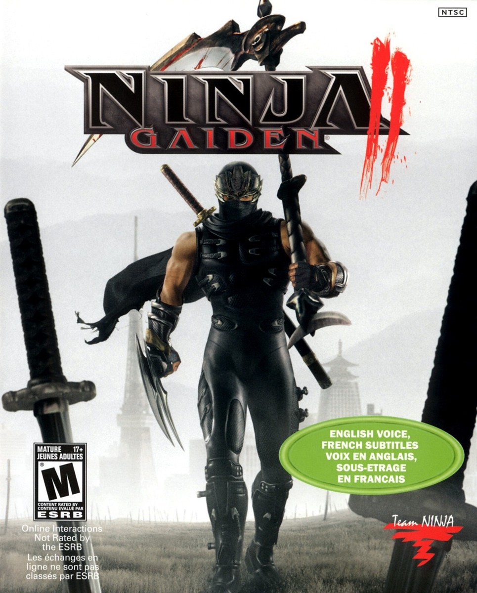 Ninja Gaiden II XBOX 360 BOX ART Glossy POSTER Unframed