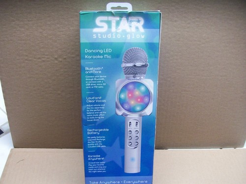 Microfono Karaoke LED Dancing Bluetooth Merkury innovazioni Star Studio Glow - Foto 2 di 5