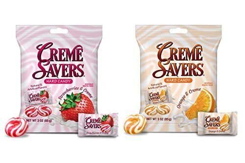 Creme Savers | One Orange and Creme 3oz, One Strawberry and Creme 3oz Bundle ... - Picture 1 of 4