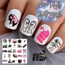 Pink Floyd Waterslide Nail Art Decals Set Of 50 Instructions & Bonus