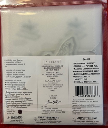 Sizzix Thinlits Metal Die Pack designed by TIM HOLTZ 35+ TO CHOOSE FROM - Picture 68 of 98