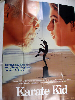 KARATE KID - A0 - XXL Poster Plakat - Ralph Macchio Pat Morita Elisabeth Shue