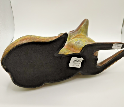 SPI Gallery Solid Brass & Marble Base Fox - Picture 5 of 5