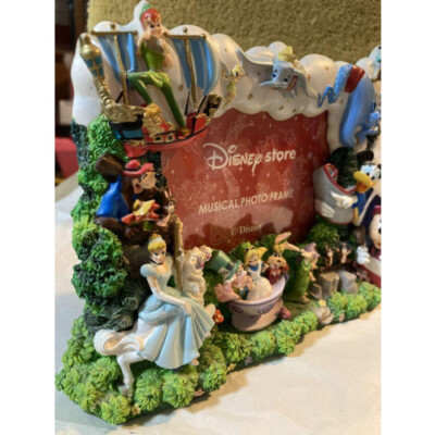 ディズニーストア 00年代〜 ミュージカルフォトフレーム 陶器 写真立て