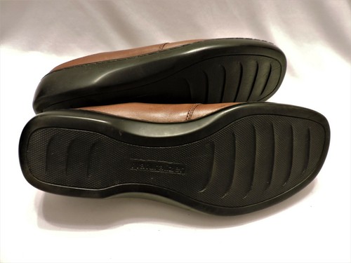 Naturalizer Mardi Mules Leather Clogs Brown Slip On Shoes Flats Womens 7.5M - Picture 4 of 4