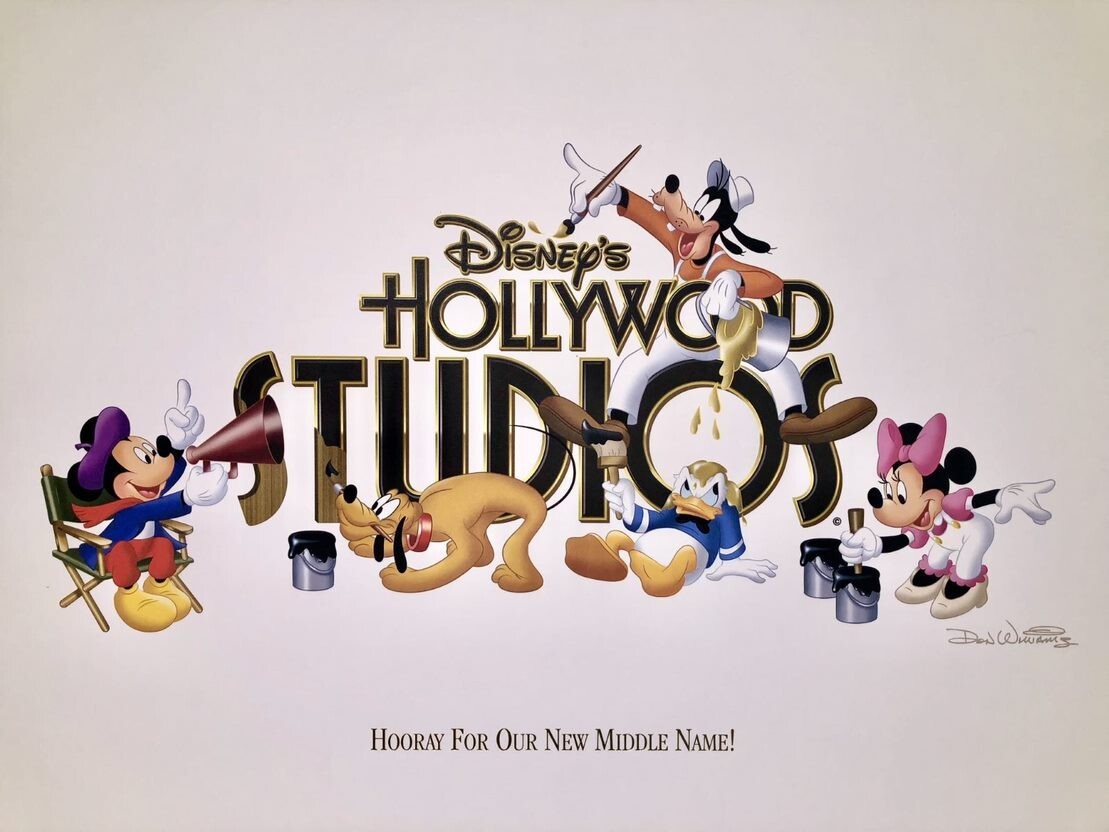 Disney Hollywood Studios Hooray For Our New Middle Name Litho