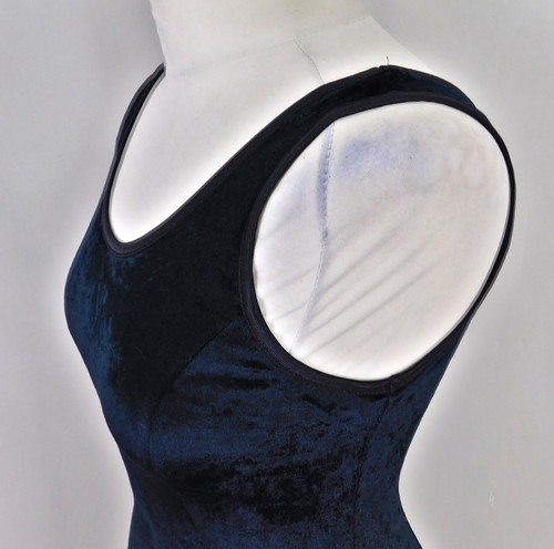 BHS Black Velvet Pencil Dress Size 10 Knee Length - Picture 5 of 7