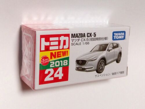 Tomica 24 Mazda CX-5 1/66 TOMY 2018 ENERO NUEVO COCHE DIECAST CX5 BLANCO - Imagen 3 de 4