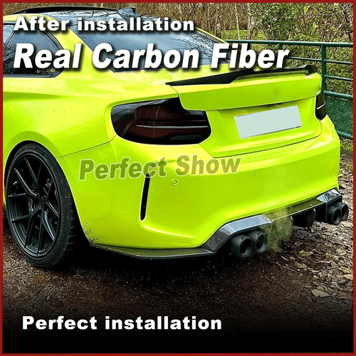 Per BMW 2 Coupe F87 M2 2015-2019 Diffusore Posteriore Carbonio Diffusore Spoiler Attacco Posteriore - Foto 5 di 12