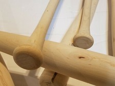 4 Pack Craft Grade 34 Inch, Random Blem, Warp Practice, Maple Wood Baseball Bat