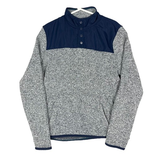 Fox Turtleneck Henley Sweater Mens XL 
